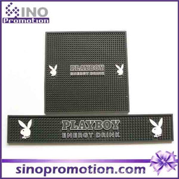 New Logo Printed Rubber Backed Bar Mat